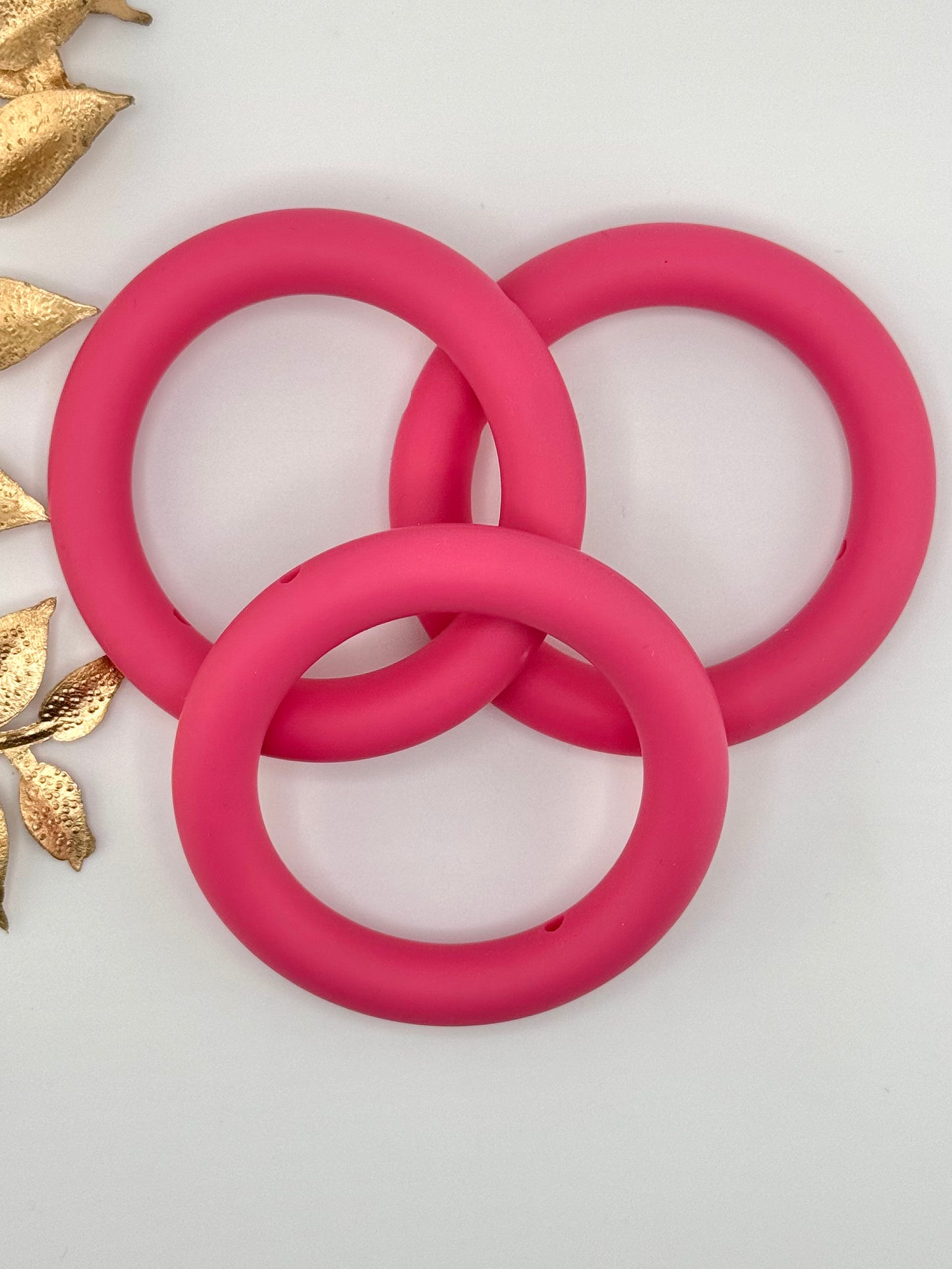 Silicone Ring 65mm #220 Peony Pink