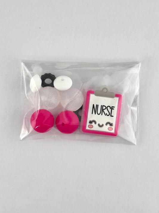 Bead Bag - Nurse Glitter Board