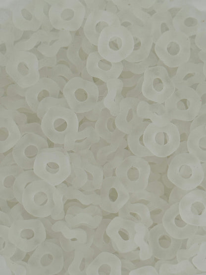 Frosted Wavy Acrylic 13mm Spacers (10ct)