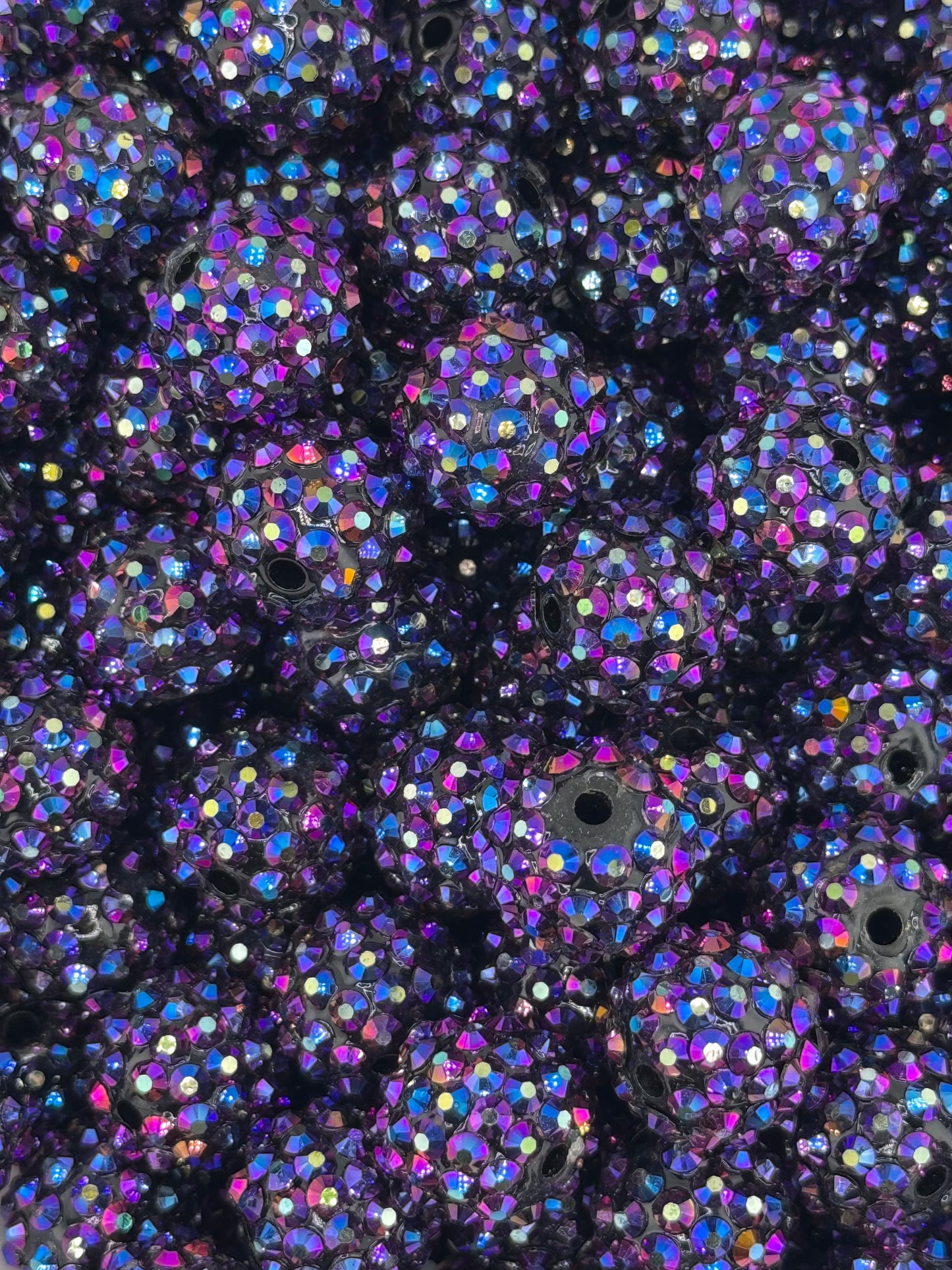 Rhinestone 16mm Acrylic ~ Passion Purple