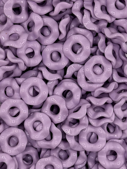 Wavy Acrylic 13mm Spacers (10ct)