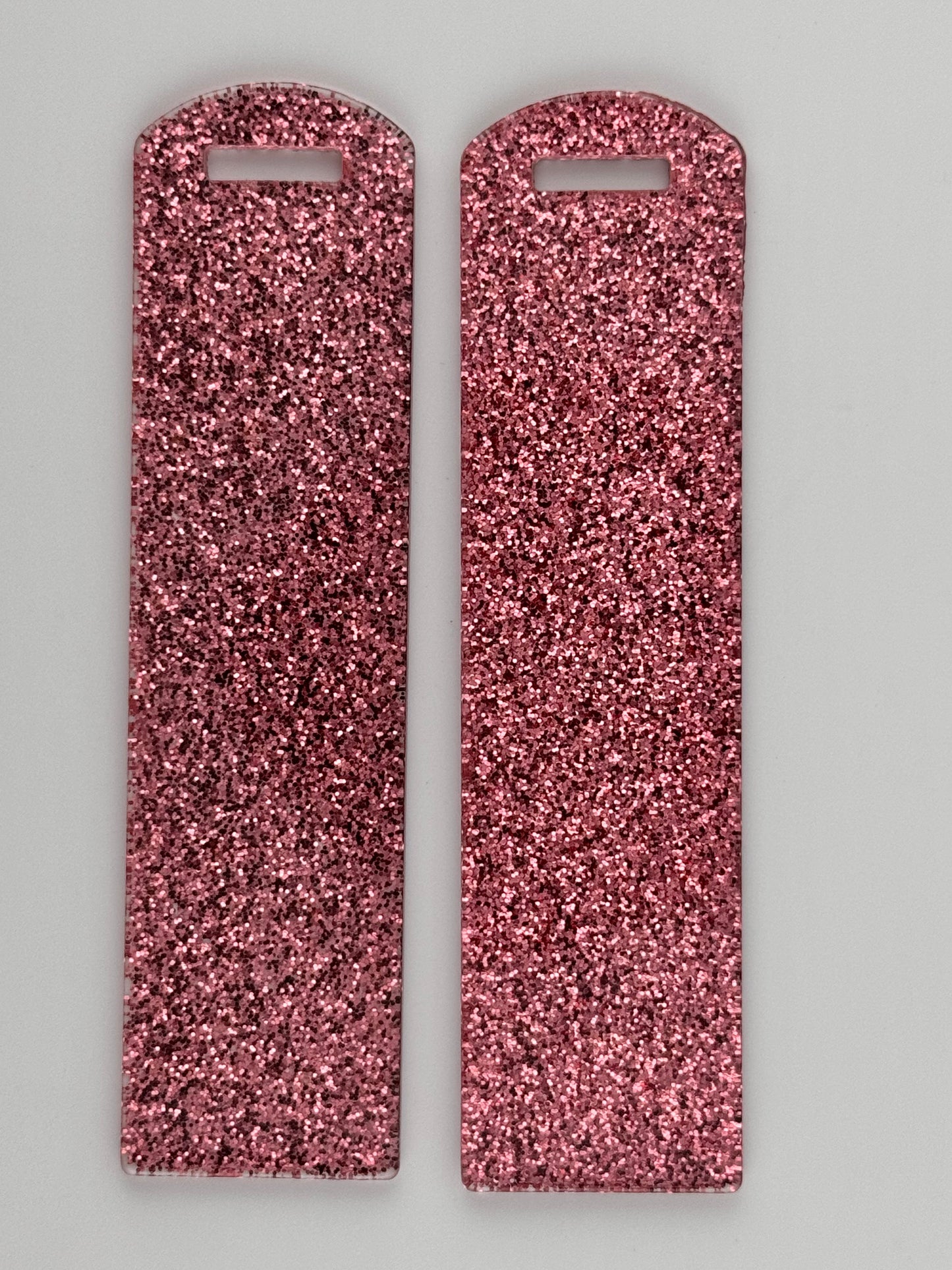 Acrylic Bookmark ~ Mauve Large Glitter