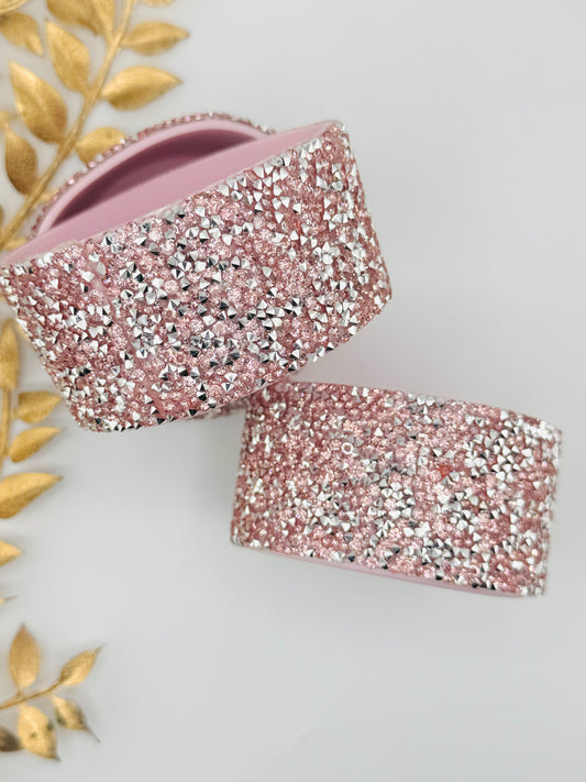 Rose Pink Rhinestone Tumbler Boot *Exclusive
