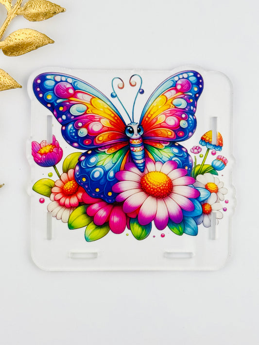Acrylic Storage Box ~ Floral Butterfly