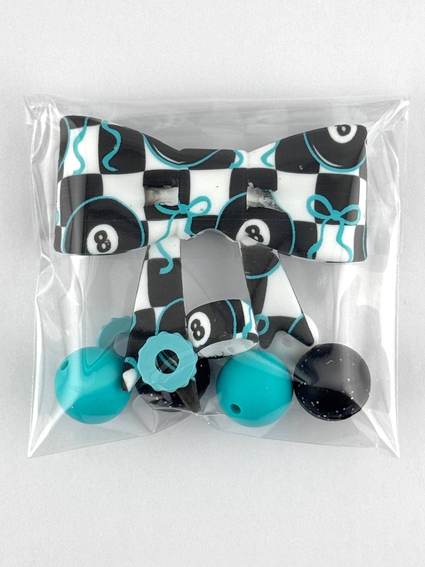 Bead Bag - Opal 8 Ball Bows