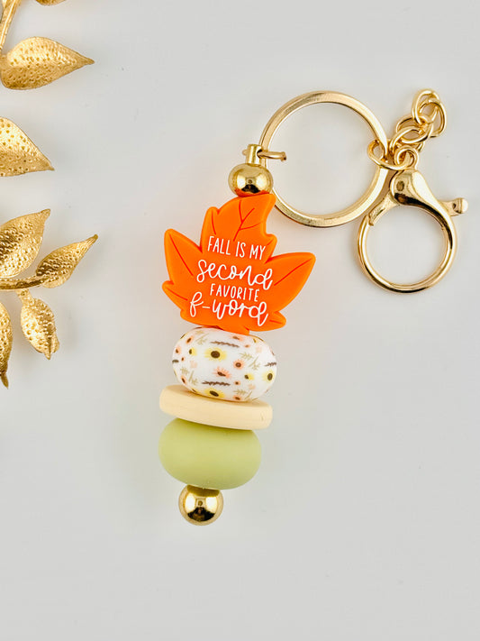 (Pre-Made) Keychain Bar ~ Fall second Favorite F Word