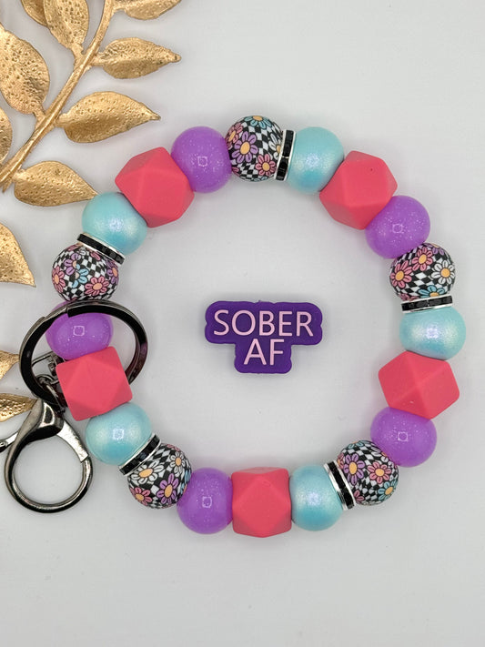 Wristlet Kit ~ Sober AF *Custom Purple