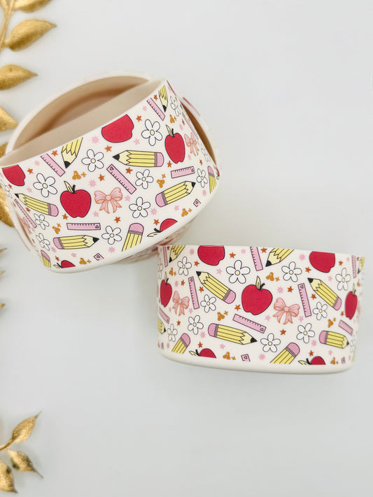 Pencils and Posies Tumbler Boot