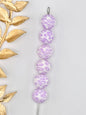 P389 Macaron Purple Leopard 15mm Print (6ct)