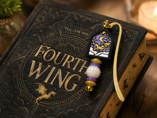 (Wholesale) Custom Stained Glass Dragon Bookmark