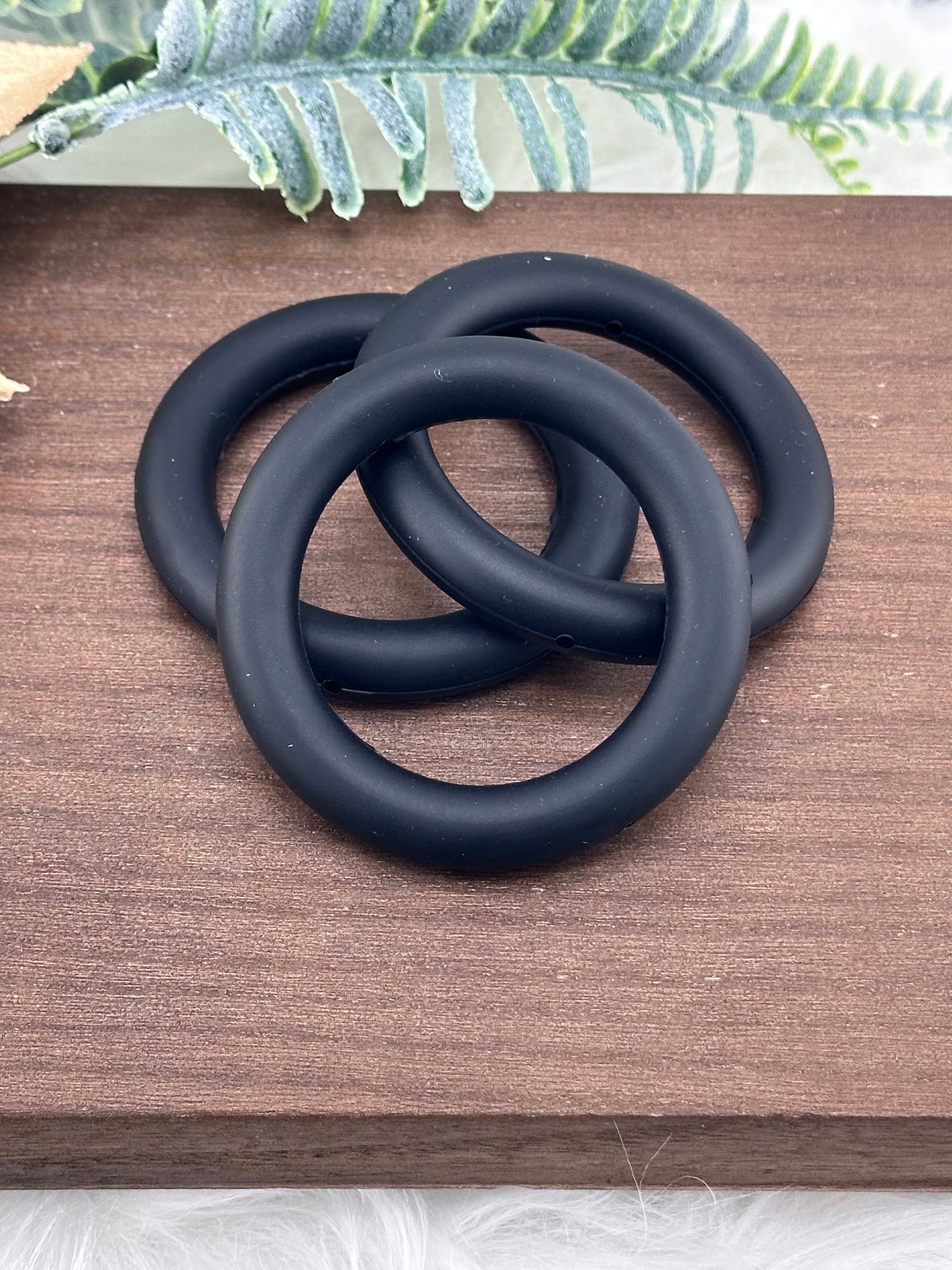 DP ~ Silicone Ring 65mm Black 3pk