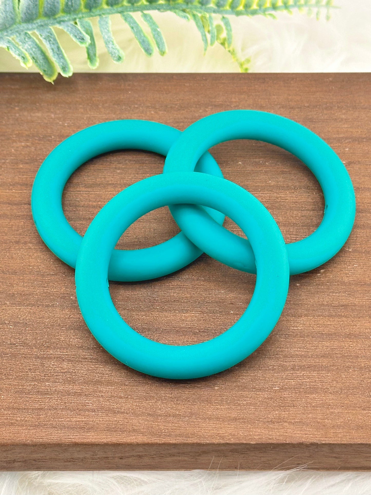 DP ~ Silicone Ring 65mm Emerald 3pk