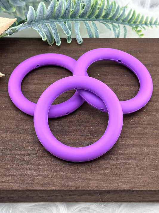 DP ~ Silicone Ring 65mm Purple 3pk