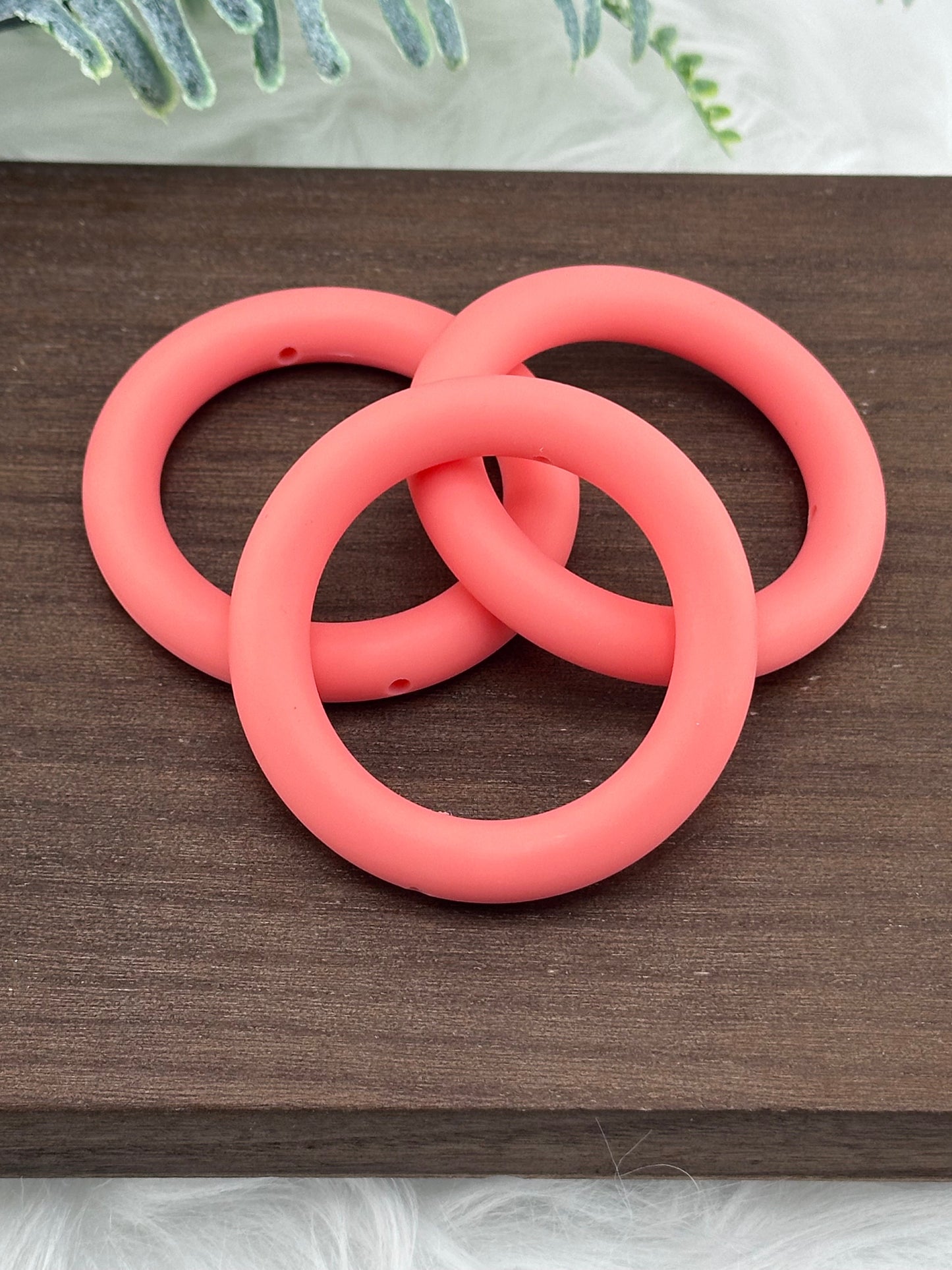 DP ~ Silicone Ring 65mm Peach Sunrise 3pk