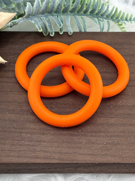 DP ~ Silicone Ring 65mm Orange 3pk