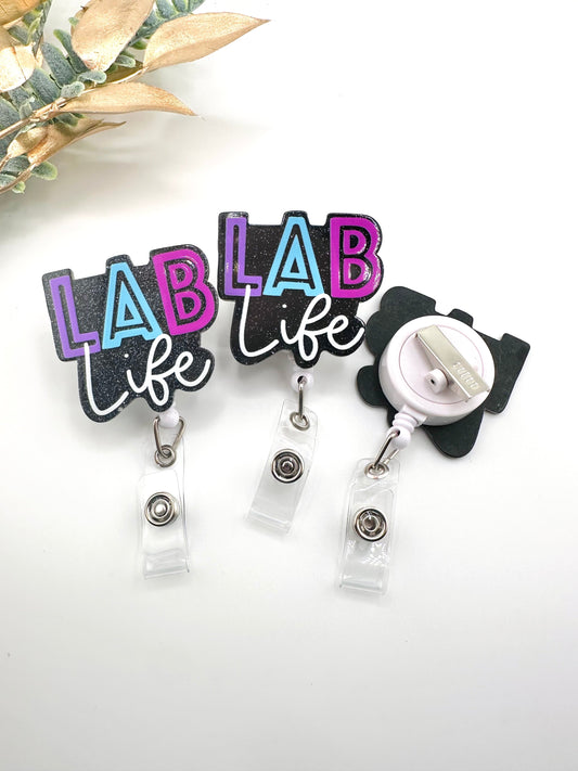 Badge Reel ~  Bold Lab Life