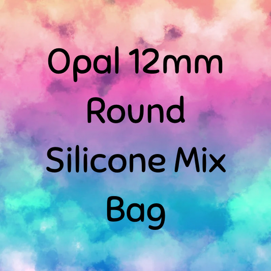 Opal 12mm Round Silicone Mix Bag (25ct)