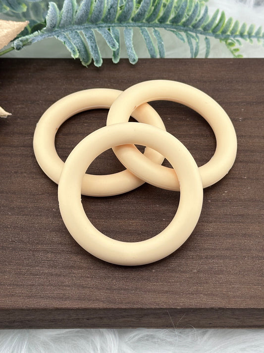 DP ~ Silicone Ring 65mm Beige 3pk