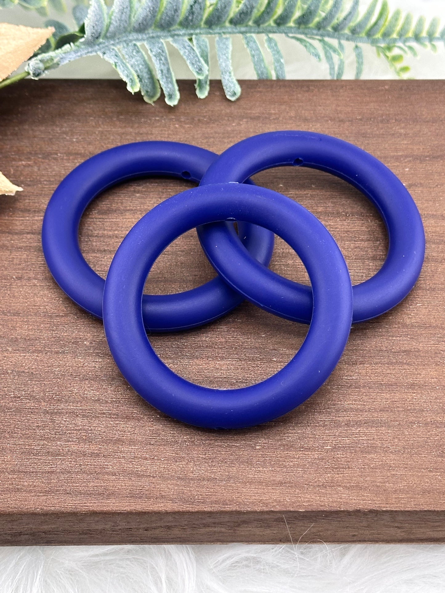 DP ~ Silicone Ring 65mm Navy 3pk