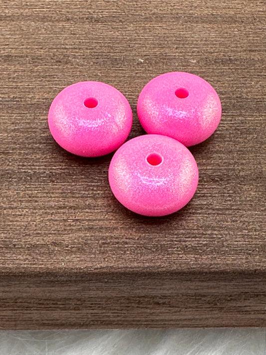 Opal #124 Bright Pink 14mm Abacus