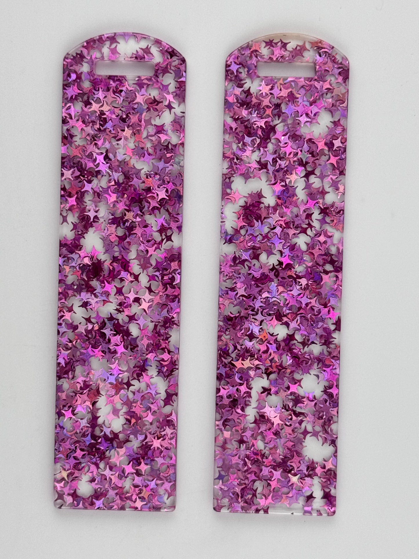 Acrylic Bookmark ~ Petunia Stars