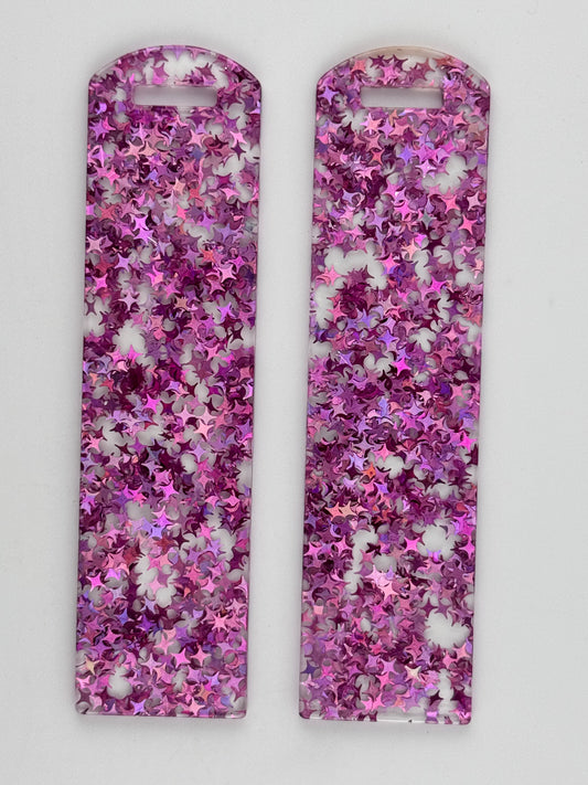 Acrylic Bookmark ~ Petunia Stars