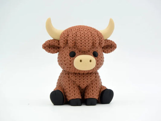 Knitted Buddy - Harrison the Highland Focal & Topper