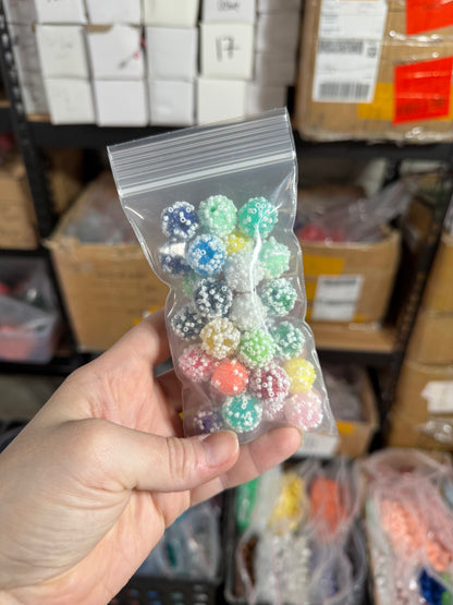 Acrylic Seed Sugar 18mm Mix Pack (15ct)