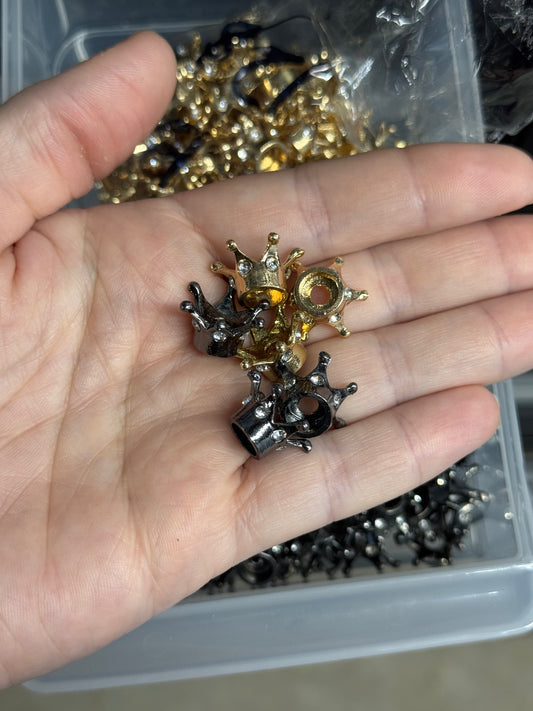 Mix Bag Medium Rhinestone Crown (6ct)