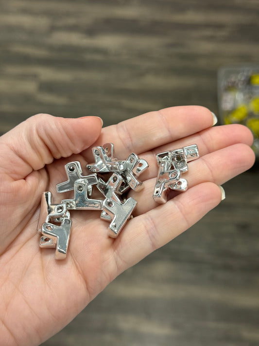 Acrylic Paper Clip Focal (10ct)