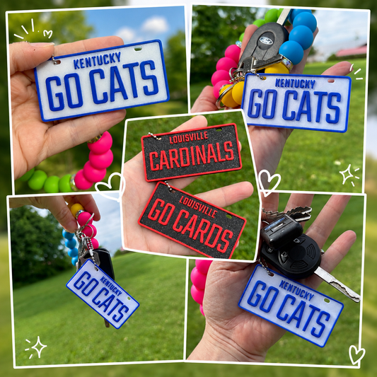 License Plate Keychain - Create Your Own