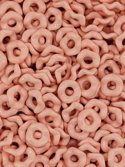 Wavy Acrylic 13mm Spacers (10ct)