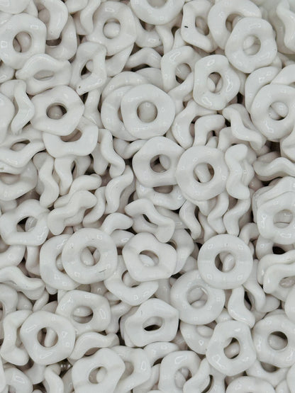 Wavy Acrylic 13mm Spacers (10ct)