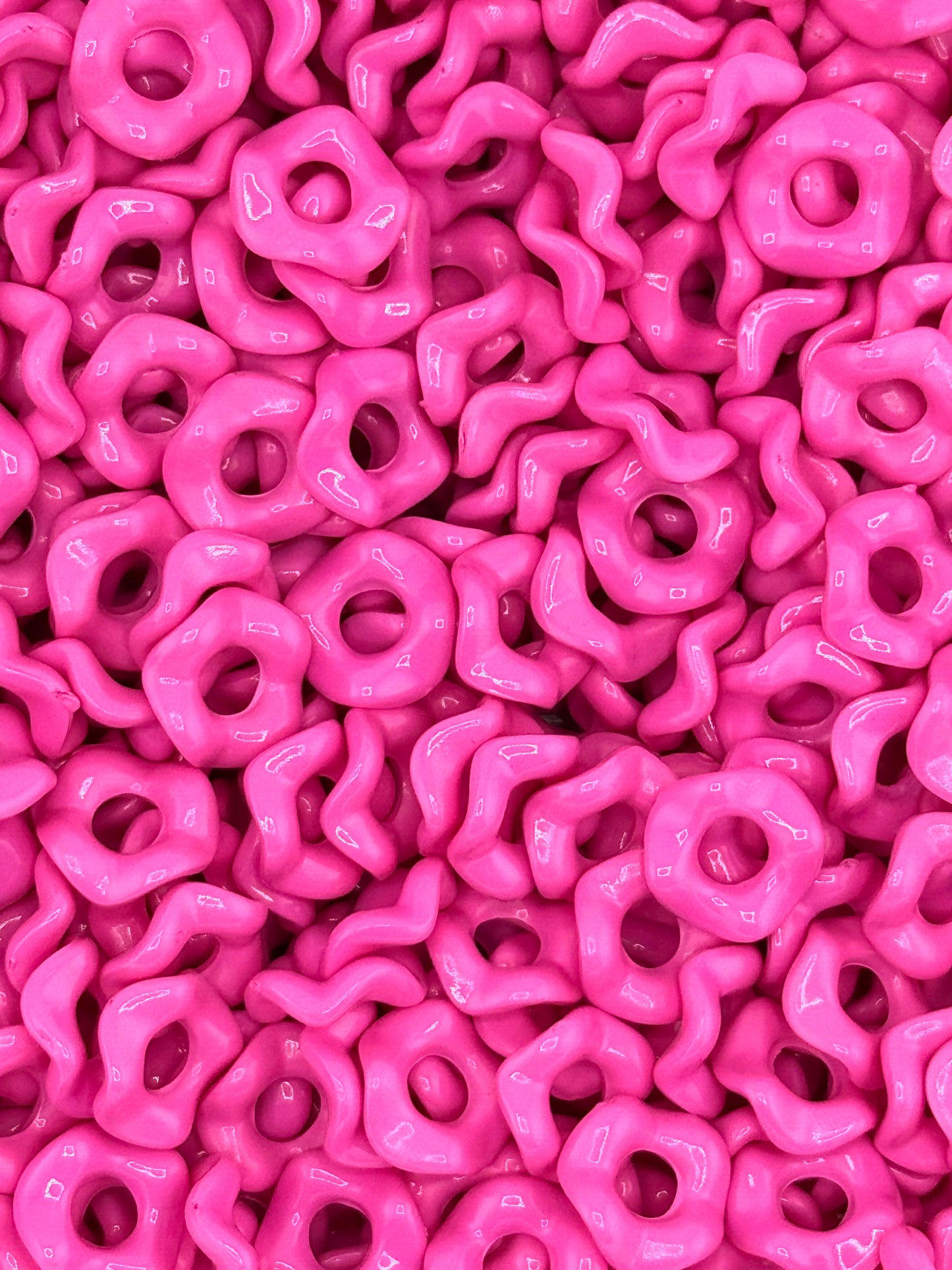 Wavy Acrylic 13mm Spacers (10ct)