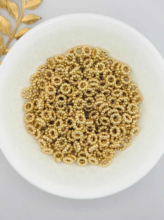 Pearl KC Gold 12mm Spacers (10ct)