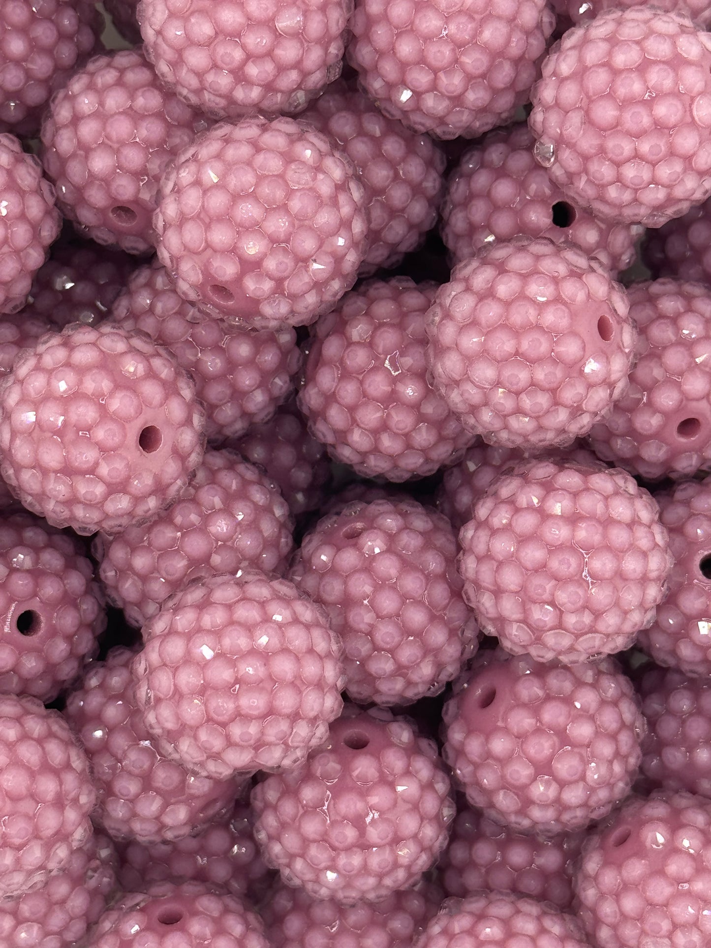 Rhinestone 20mm Acrylic ~ Jelly Country Berry