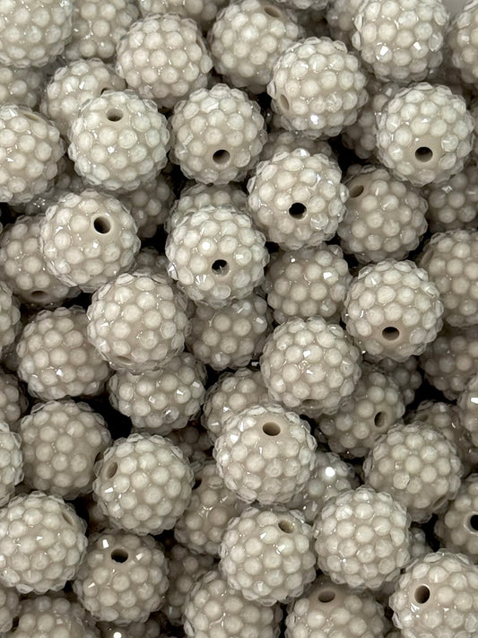 Rhinestone 16mm Acrylic ~ Doeskin