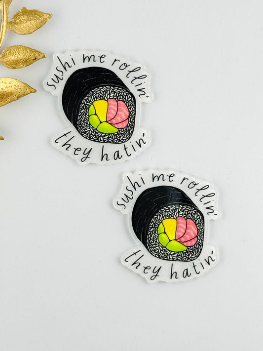 Glitter Acrylic Flatback ~ 170 ~ Sushi Me Rollin