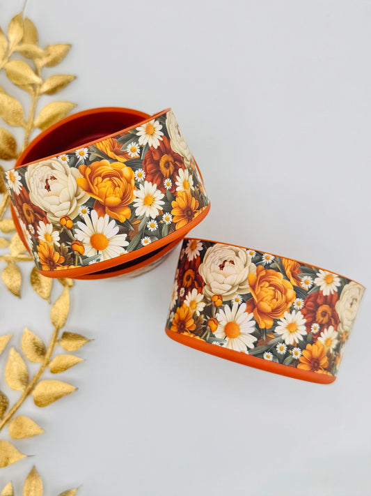 Fall Floral Tumbler Boot