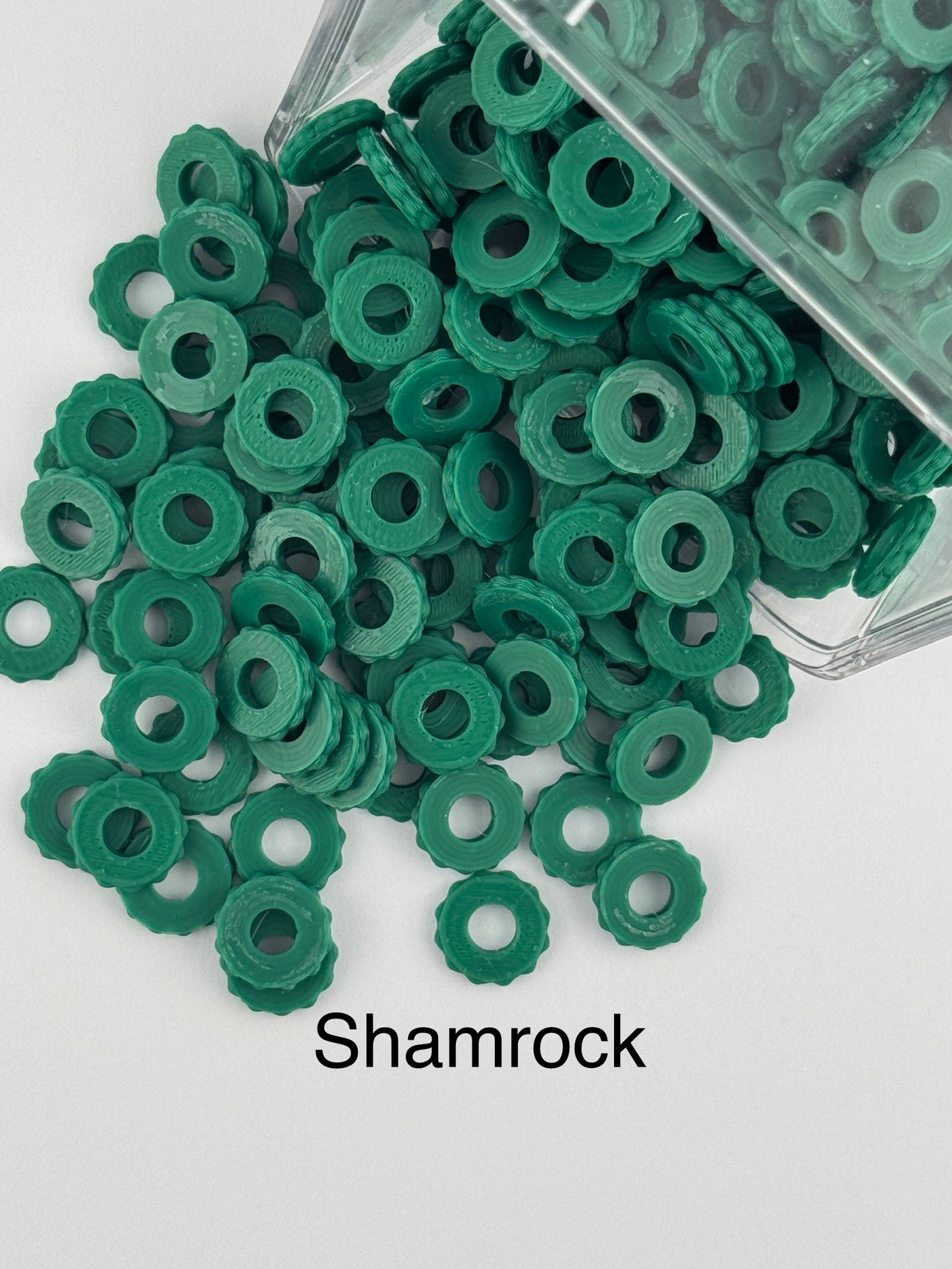 Bubble Edge 3D Printed Spacers - 12mm Large Hole (10ct)