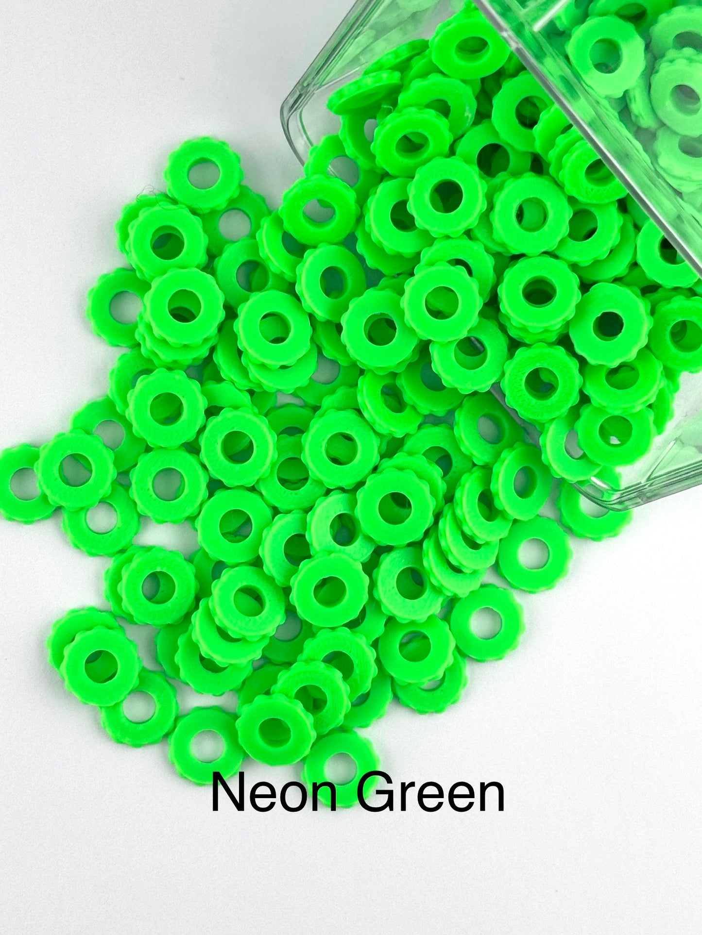 Bubble Edge 3D Printed Spacers - 12mm Large Hole (10ct)