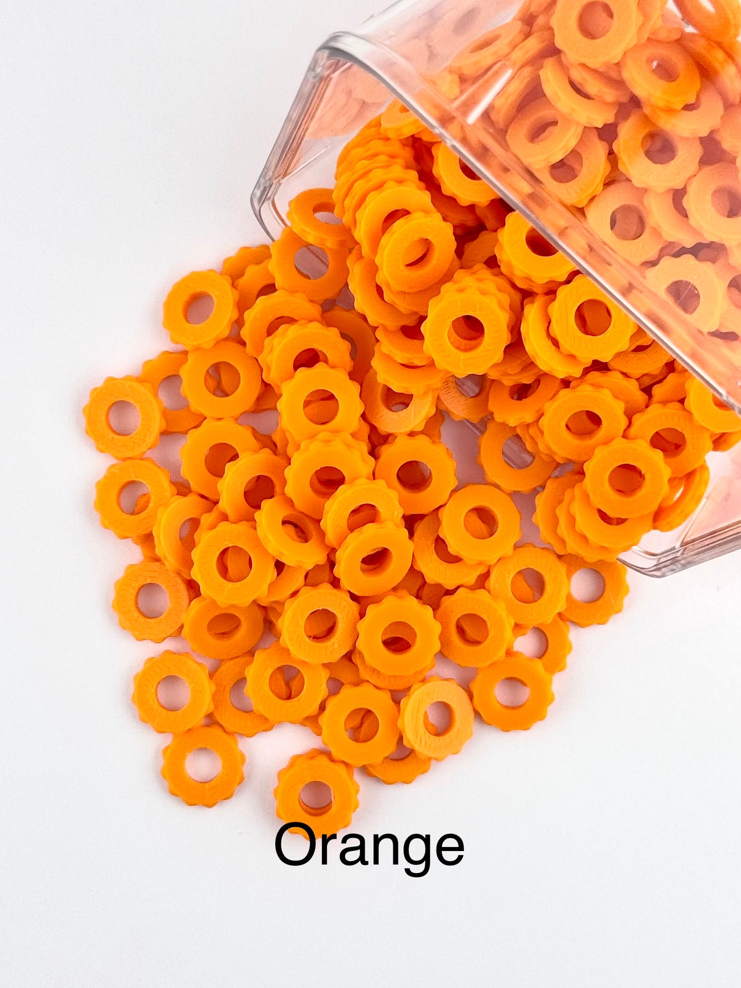 Bubble Edge 3D Printed Spacers - 12mm Large Hole (10ct)