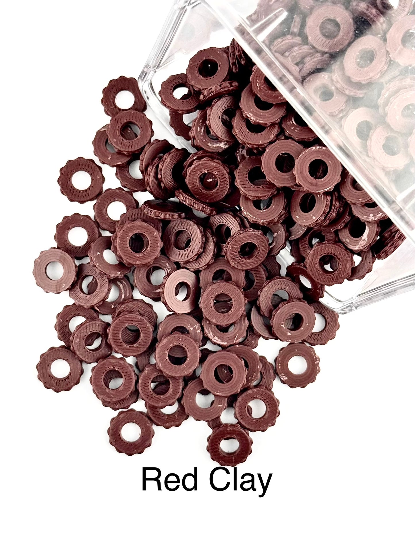 Bubble Edge 3D Printed Spacers - 12mm Large Hole (10ct)