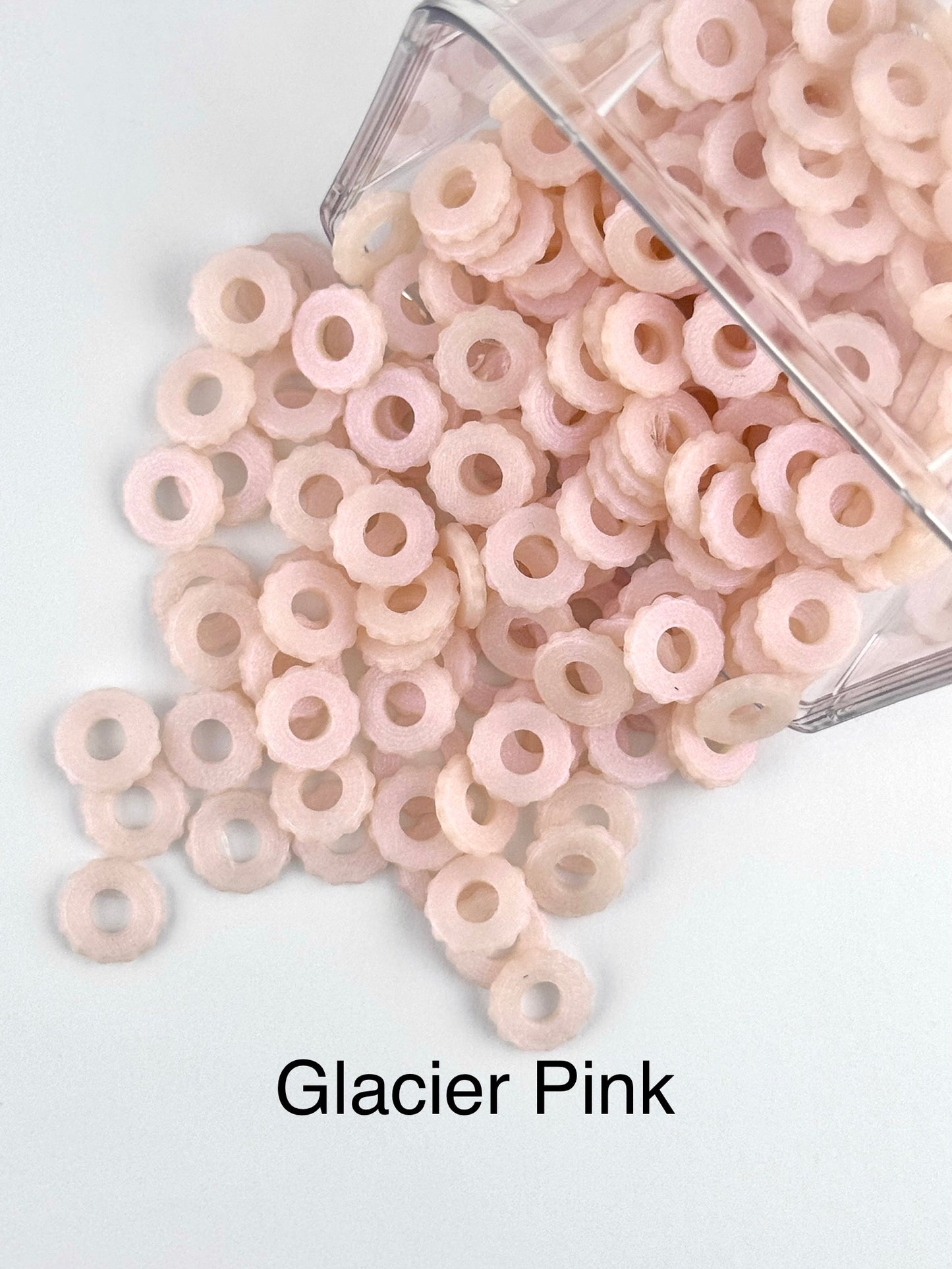 Bubble Edge 3D Printed Spacers - 12mm Large Hole (10ct)