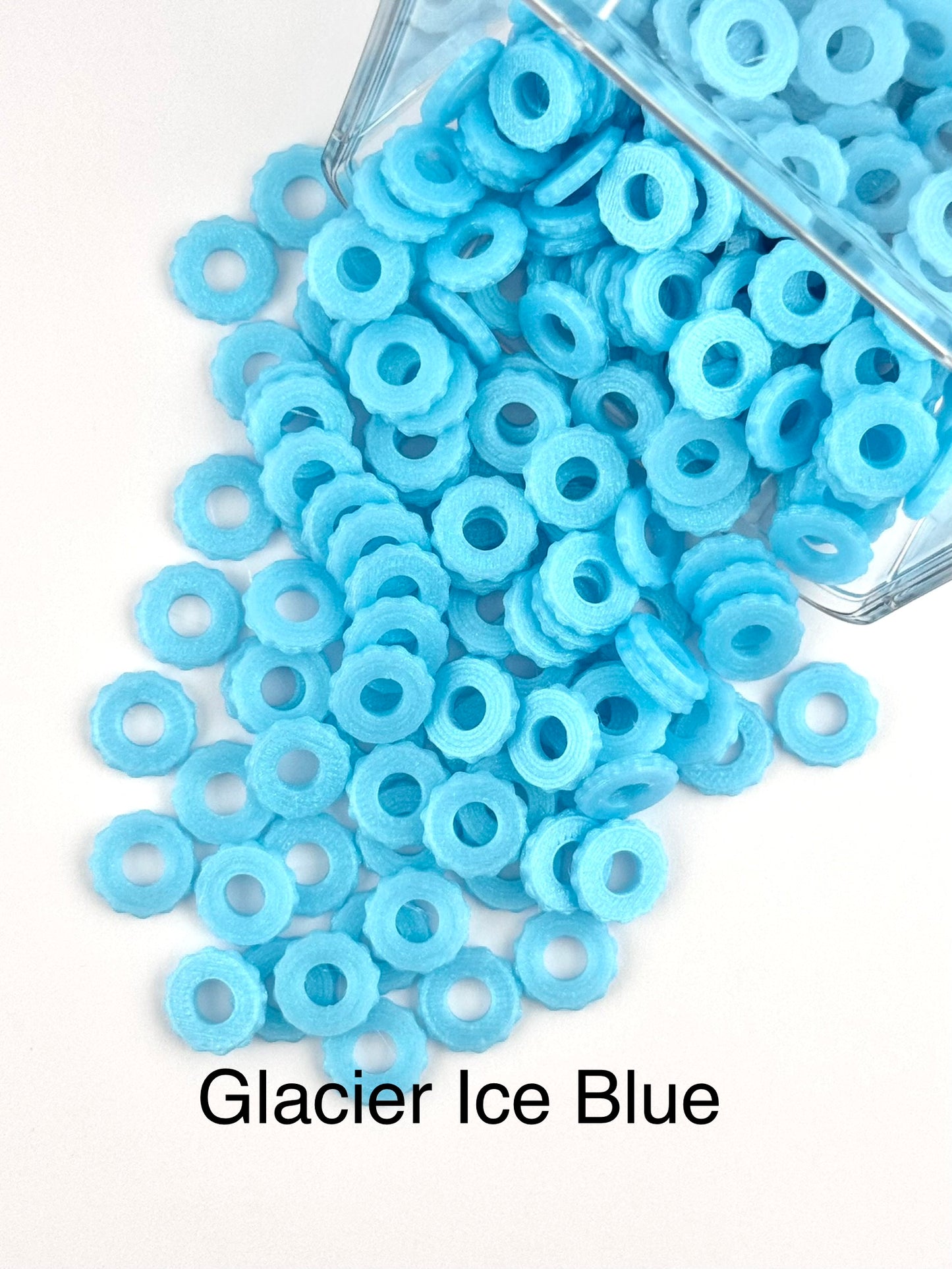 Bubble Edge 3D Printed Spacers - 12mm Large Hole (10ct)