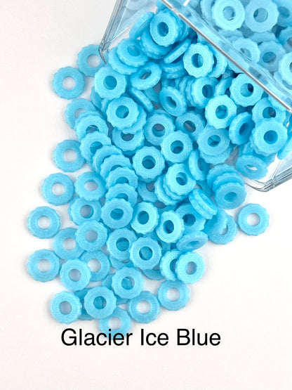 Bubble Edge 3D Printed Spacers - 12mm Large Hole (10ct)