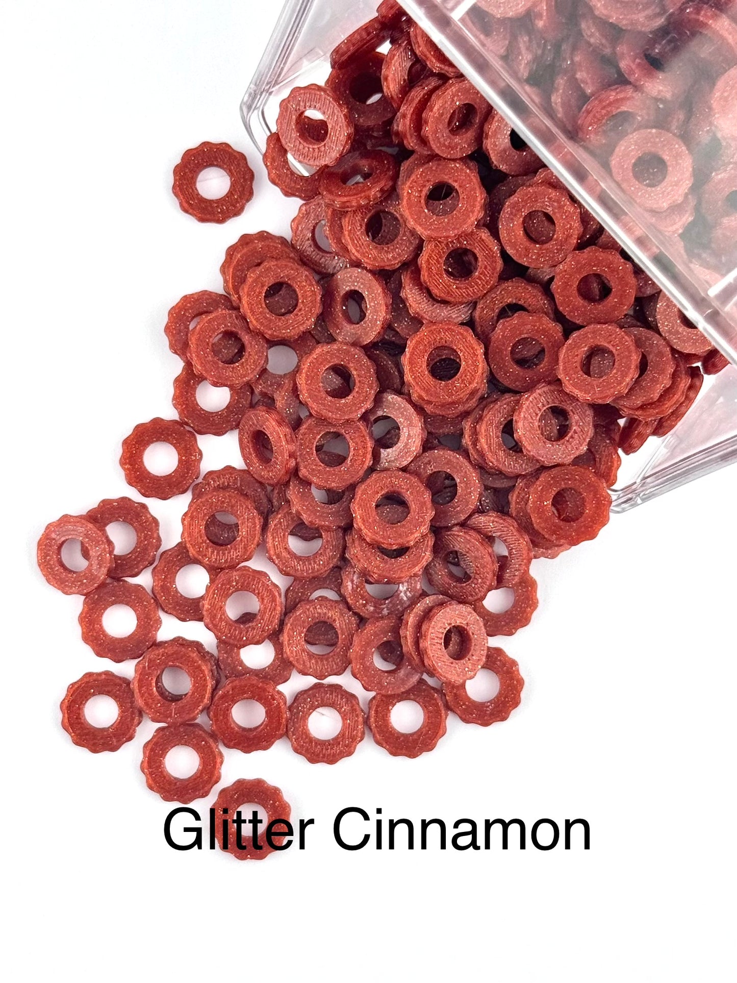 Bubble Edge 3D Printed Spacers - 12mm Large Hole (10ct)