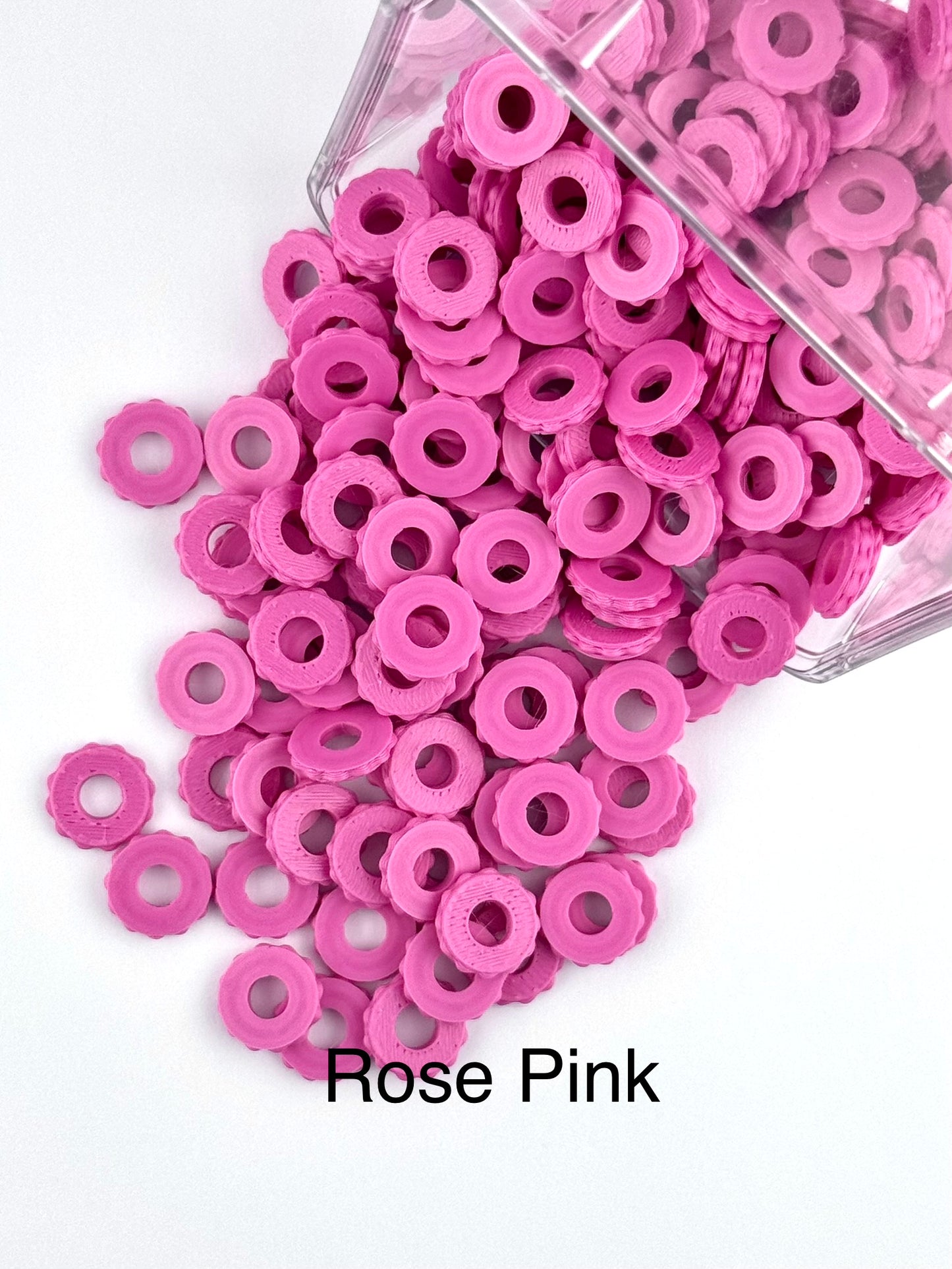 Bubble Edge 3D Printed Spacers - 12mm Large Hole (10ct)