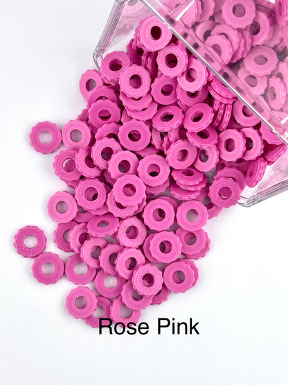 Bubble Edge 3D Printed Spacers - 12mm Large Hole (10ct)