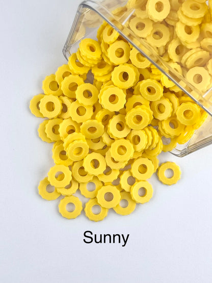 Bubble Edge 3D Printed Spacers - 12mm Large Hole (10ct)